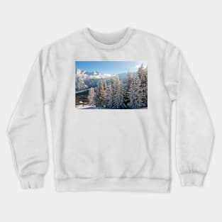 Courchevel 1850 3 Valleys French Alps France Crewneck Sweatshirt